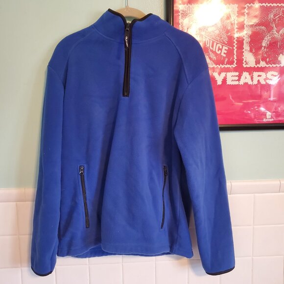 Old Navy Moon Dance Blue '94 Half Zip Fleece Pullover Sweater Jacket Size Small - Picture 3 of 10